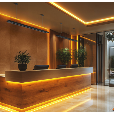 Lampa Oprawa sufitowa biurowa WLD PLANK 20W/30W/40W CCT 230V 40° IP20 1195X100X25 czarny (WLD+20010)